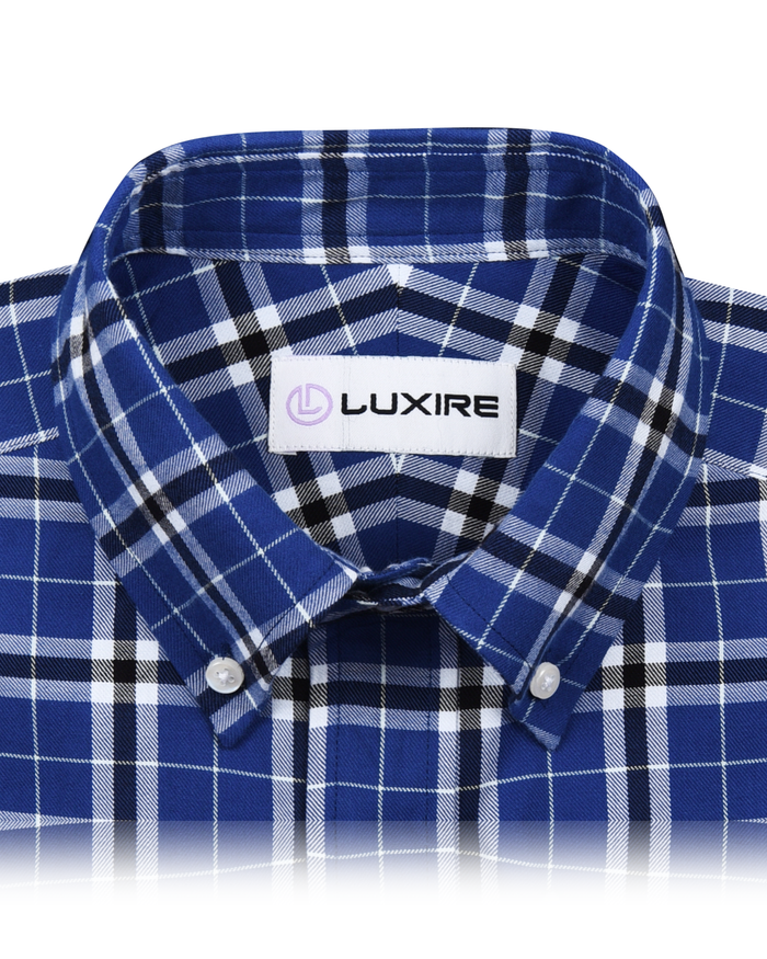 Blue Plaid Twill Checks