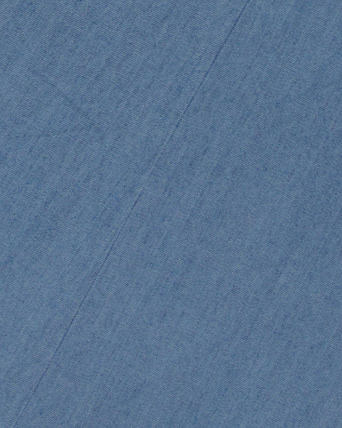 Blue Plain Cotton Pant