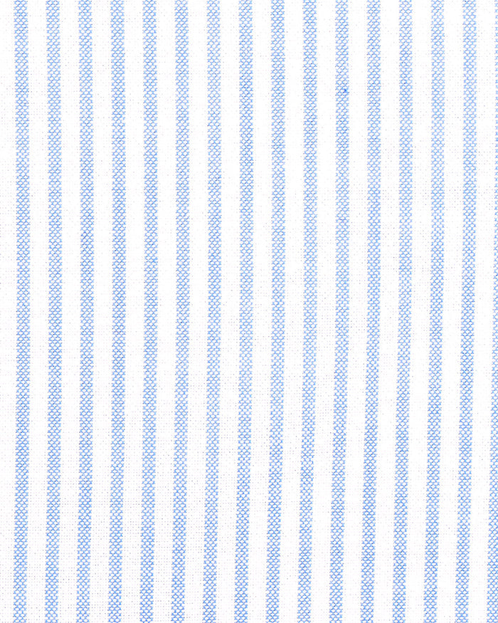 Blue Stripes On Textured White