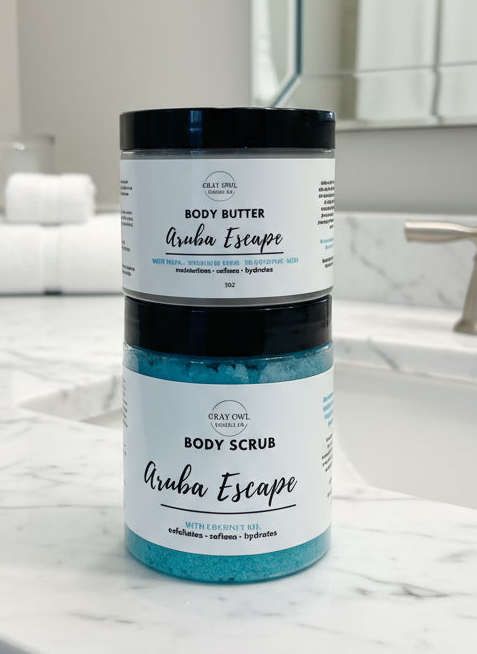 Body Scrub + Body Butter Set