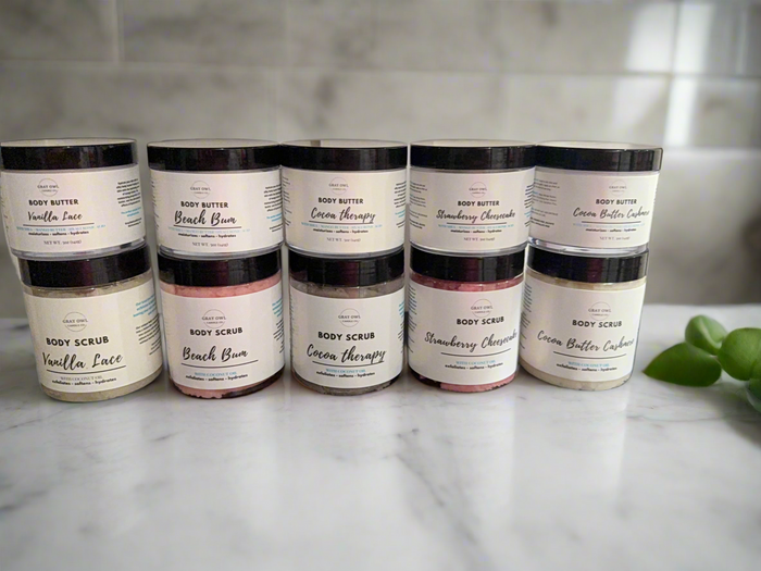 Body Scrub + Body Butter Set