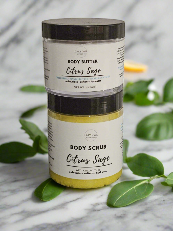 Body Scrub + Body Butter Set