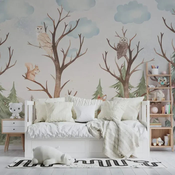 Bohemian Floral Wallpaper: Franny Sorbet Block Print, Removable Peel & Stick
