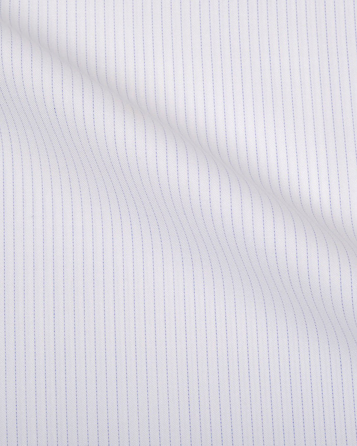 Brembana White Chalk stripes Shirt