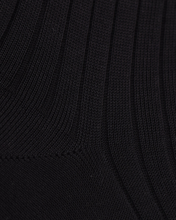 Bresciani  Cotton Rib Socks-Antracite