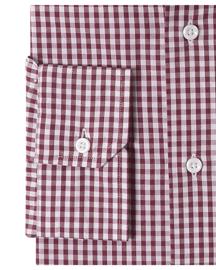 Brick Maroon Gingham Checks