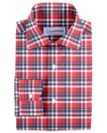 Bright Red Blue Madras Checks