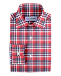 Bright Red Blue Madras Checks