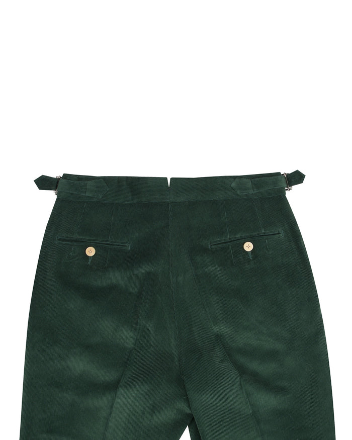 Brisbane Moss Bottle Green 12 Wale Corduroy
