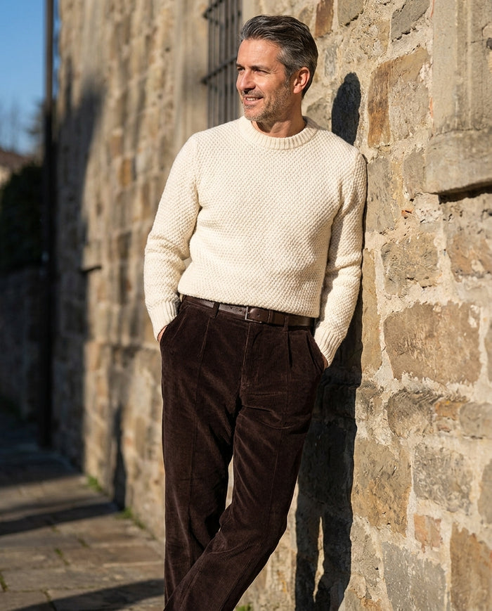 Brisbane Moss Brown Corduroy