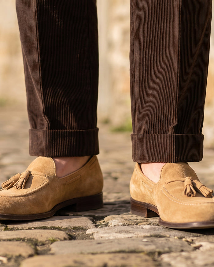 Brisbane Moss Brown Corduroy
