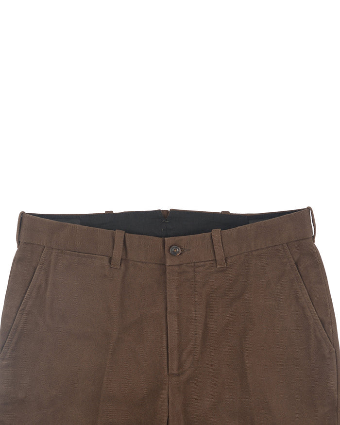 Brisbane Moss Cocoa Heavy Cotton Twill