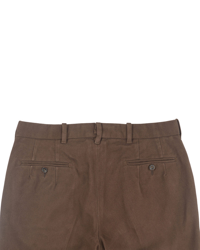 Brisbane Moss Cocoa Heavy Cotton Twill