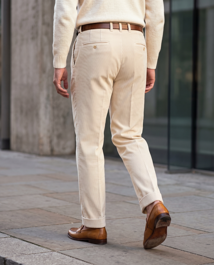 Brisbane Moss Cream 12 Wale Corduroy