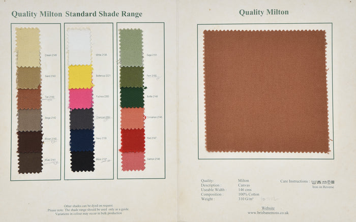 Brisbane Moss Cream Canvas