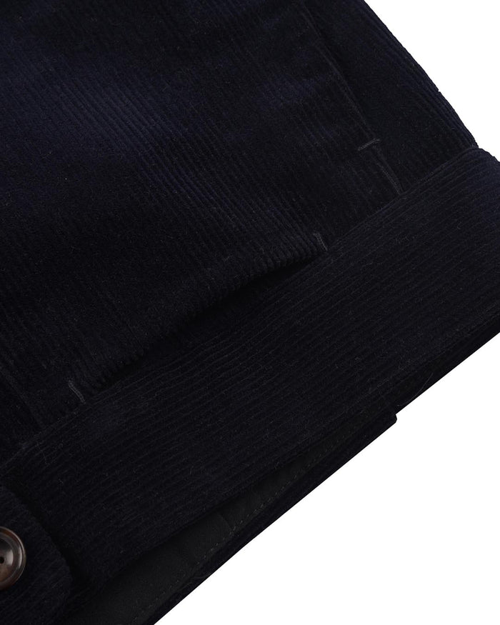 Brisbane Moss DK Navy 12 Wale Corduroy