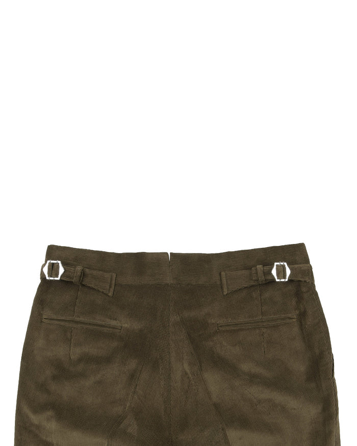 Brisbane Moss Drab 12 Wale Corduroy