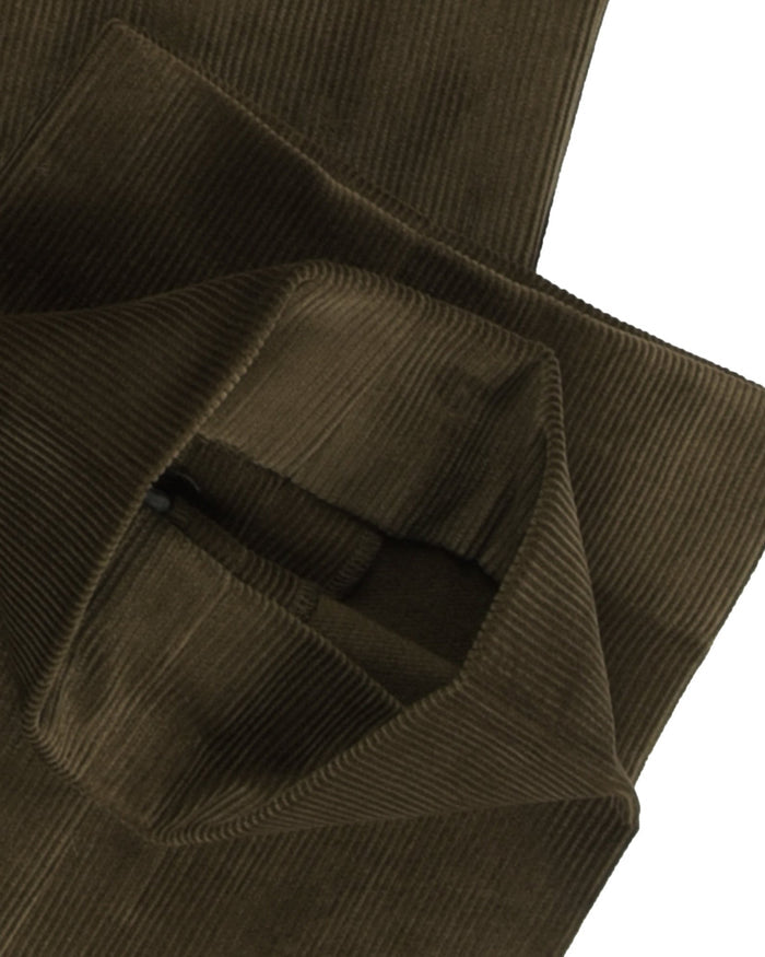 Brisbane Moss Drab 12 Wale Corduroy