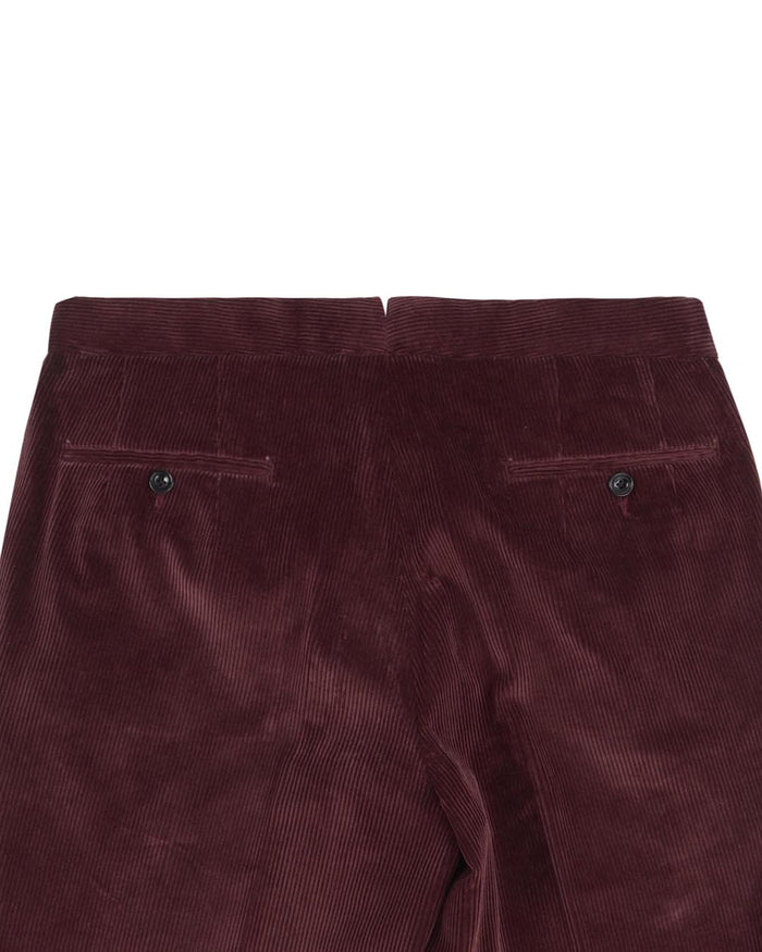 Brisbane Moss Maroon Corduroy