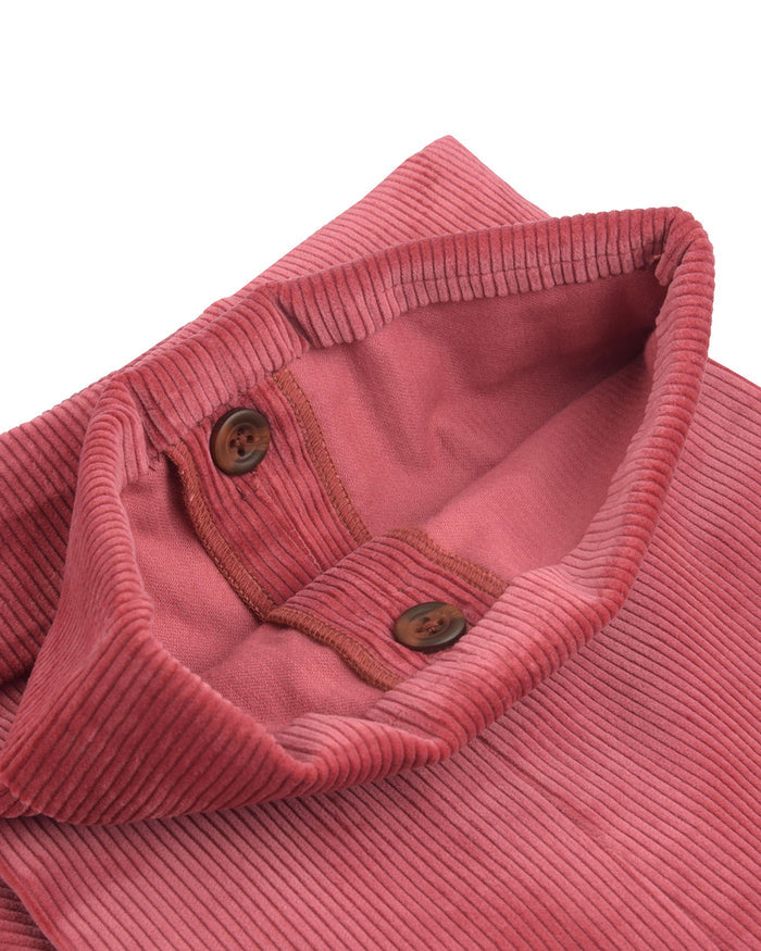 Brisbane Moss Soft Red Corduroy