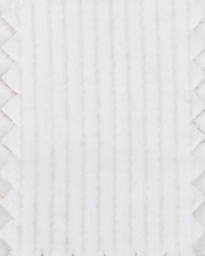 Brisbane Moss White Undyed 12 Wale Corduroy