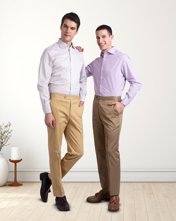 British Khaki Twill Pant