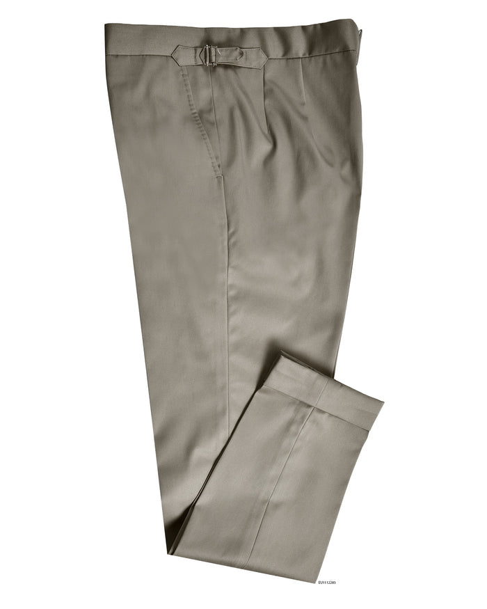 Brownish Grey Twill Chino