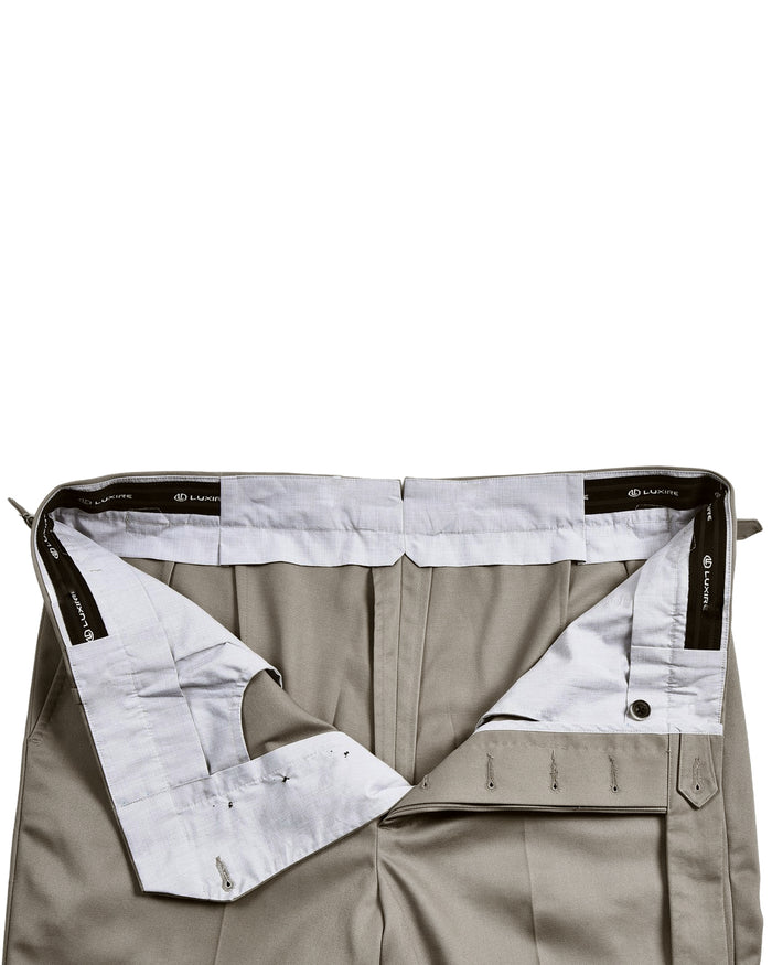 Brownish Grey Twill Chino