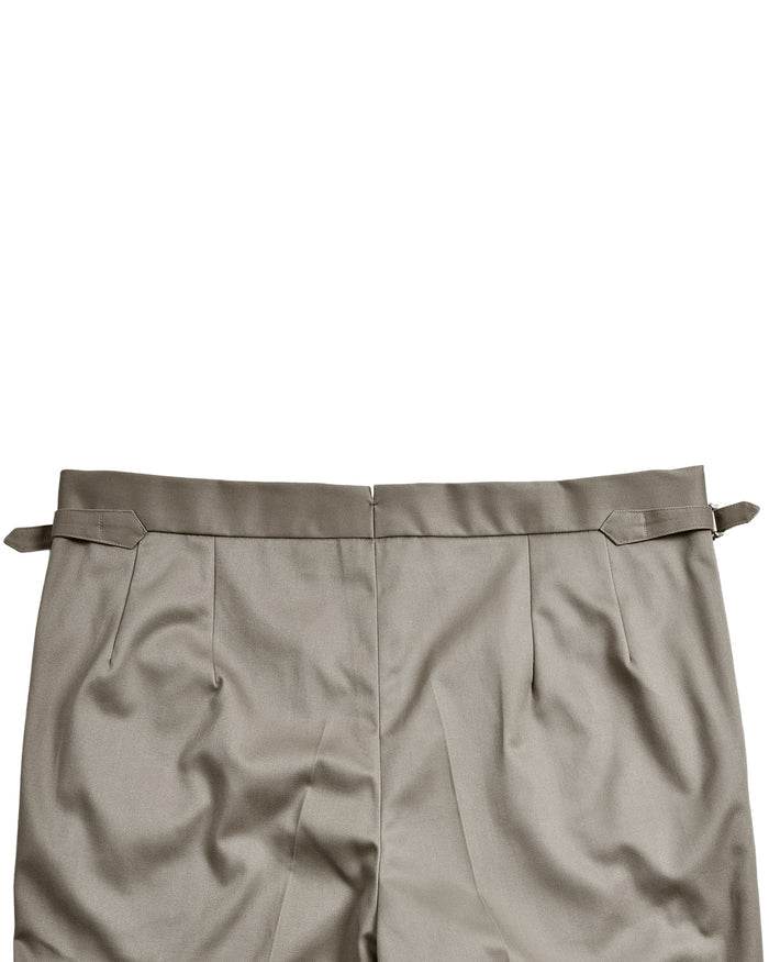 Brownish Grey Twill Chino