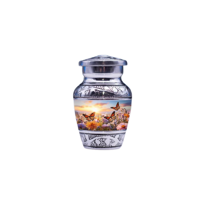 Butterflies Designer Keepsake Urn — ISU-RJ-0110