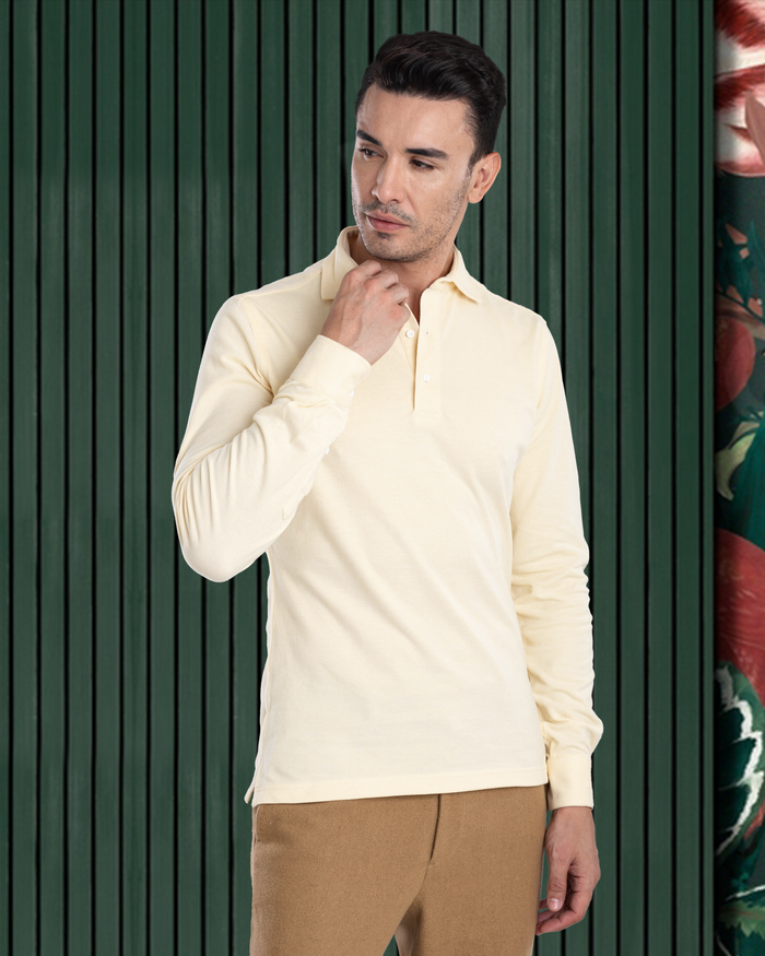 Camel Wool Flannel Pant