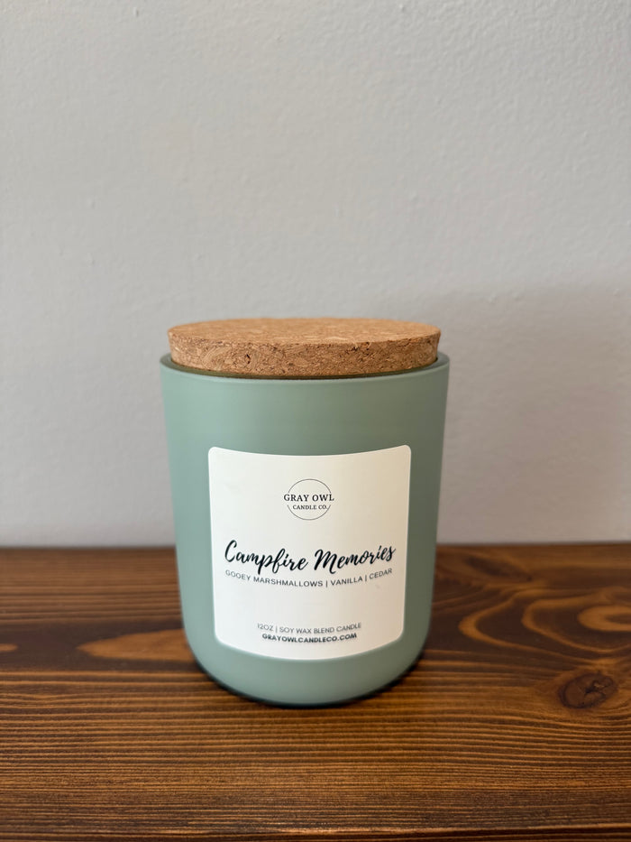 Campfire Memories Wooden Wick Candle