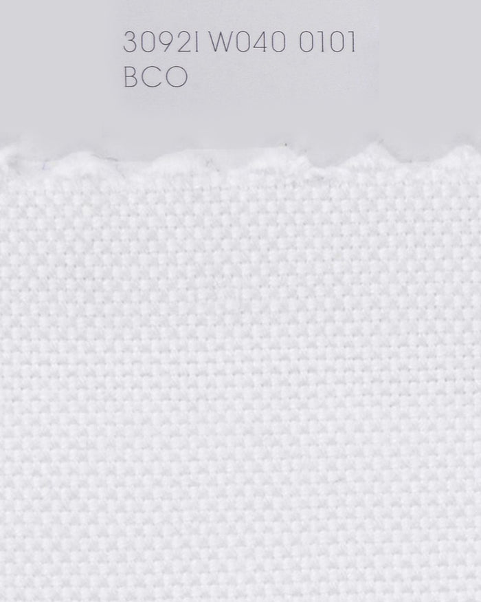 Canclini Piave Easy Plus: White Pinpoint Oxford