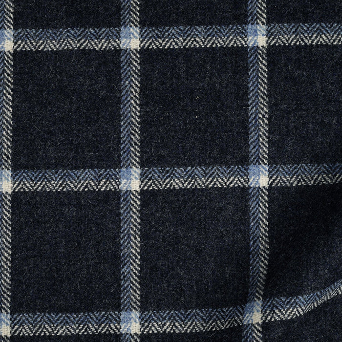 Dugdale Tweed: Navy Windowpane (4386326315063)