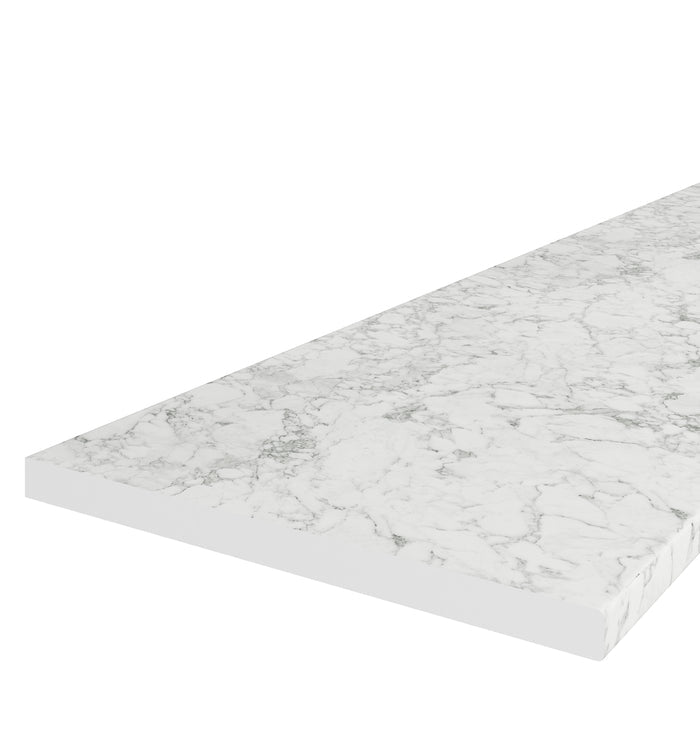 CARARA MARBLE S63009MS-38MM COUNTERTOPTHE PRICE IS FOR 1 RUNNING METERDimensions thickness: 38mm (3.8cm) depth: 600mm (60cm) maximum length: 4000mm (400cm)Anna Furniture