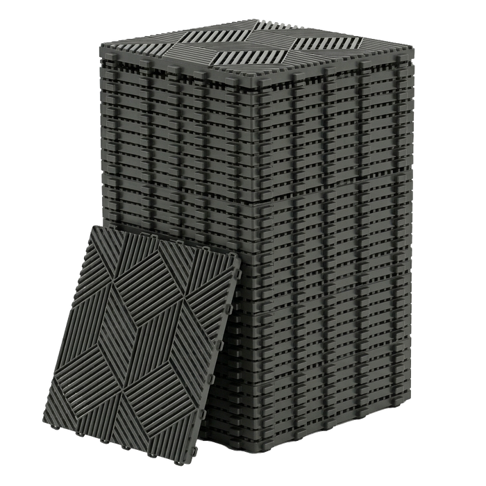 Charcoal / 34 Tiles / 3D Cube