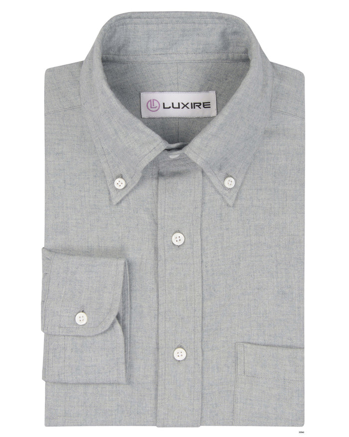 Cashmerello Alumo: Light Grey Cotton Twill
