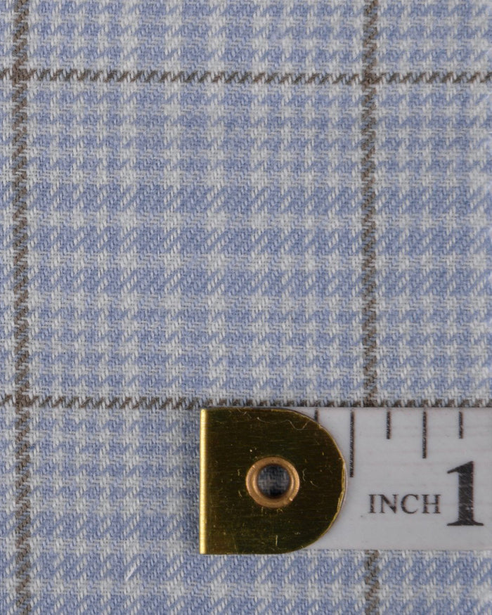Cashmerello Alumo: Pastle Blue Olive Glen Checks
