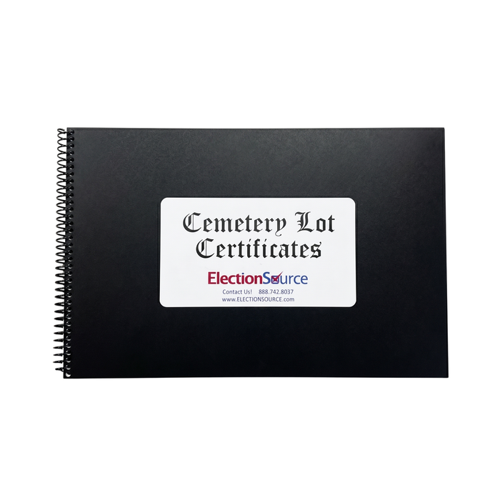 Cemetery Lot Certificate Book (CB-Cemetery Lot)