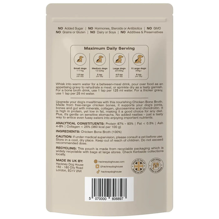 Chicken Bone Broth For Dogs