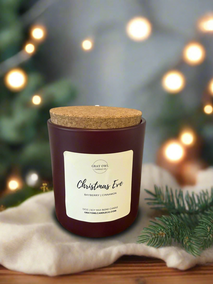 Christmas Eve Wooden Wick Candle