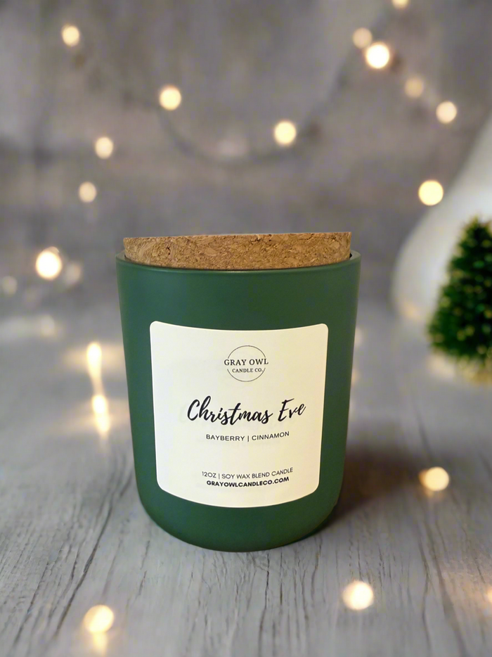 Christmas Eve Wooden Wick Candle