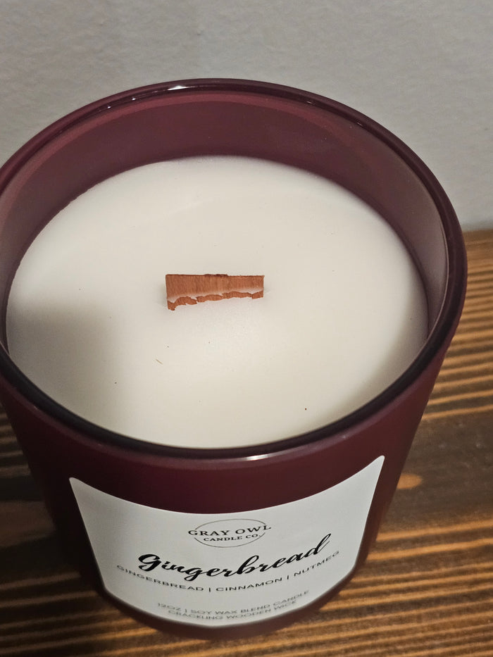 Christmas Tree Farms Wooden Wick Candle
