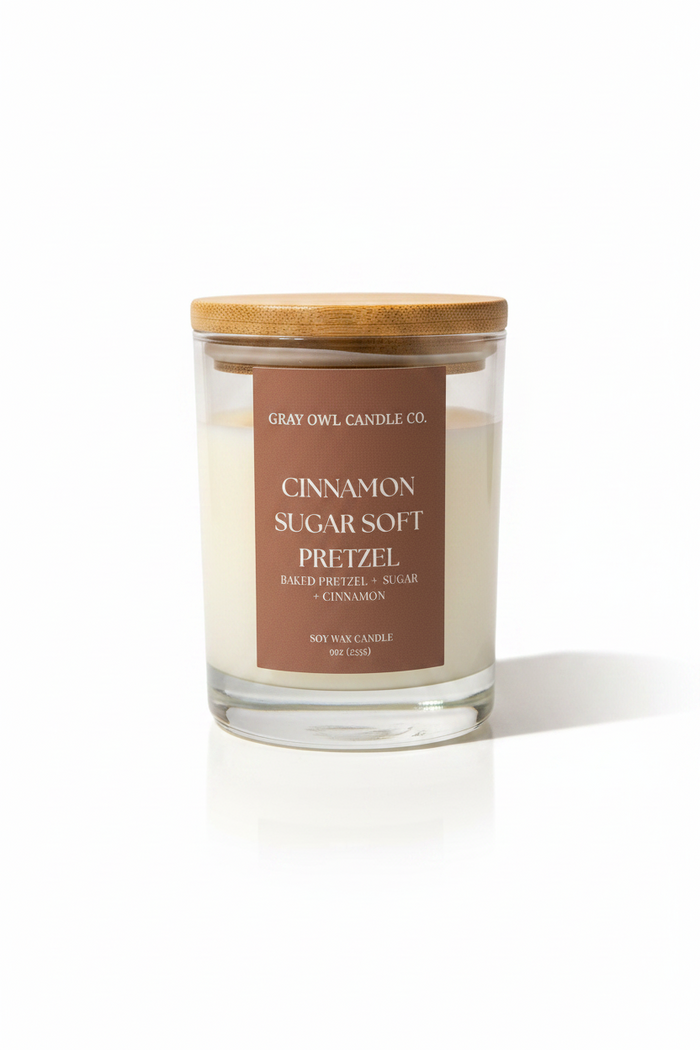 Cinnamon Sugar Soft Pretzel Candle