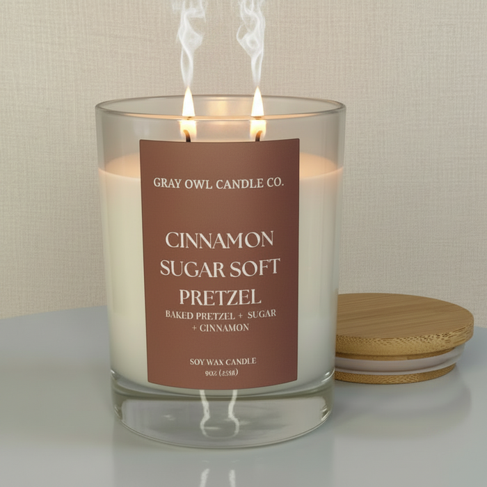 Cinnamon Sugar Soft Pretzel Candle