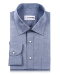 Cobalt Blue Dress Shirt End on End