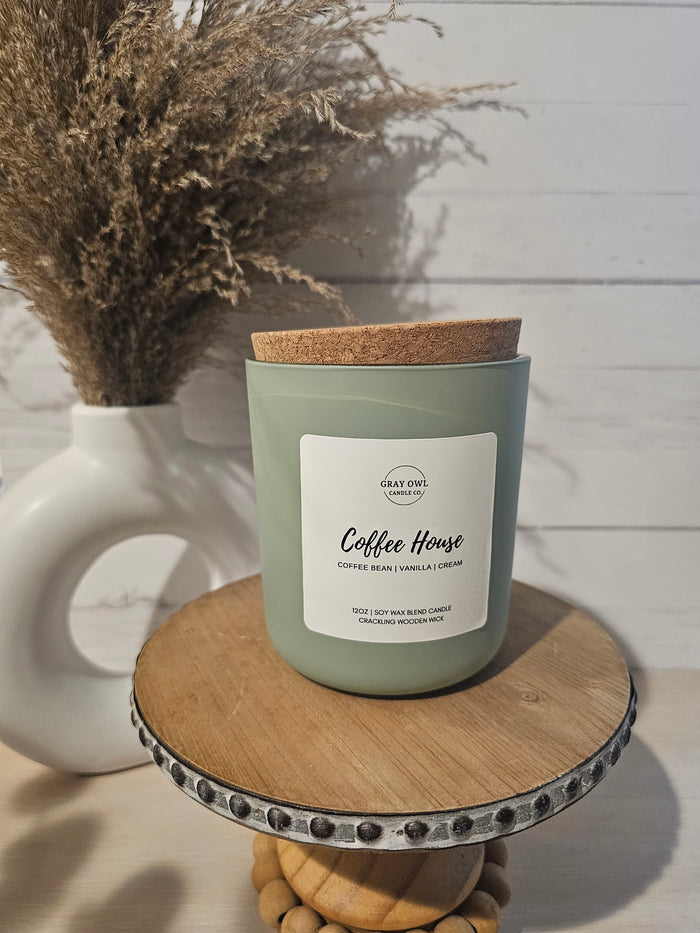 Coffee House Wooden Wick Candle