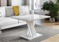 COFFEE TABLE MASIV MINI WHITE GLOSSCoffee Table Masiv Mini White Gloss The COFFEE TABLE MASIV MINI WHITE GLOSS adds a modern and unique touch to any room. Its unconventional design creates a fresh and open atmosphere in your home. Ideal for the dining are
