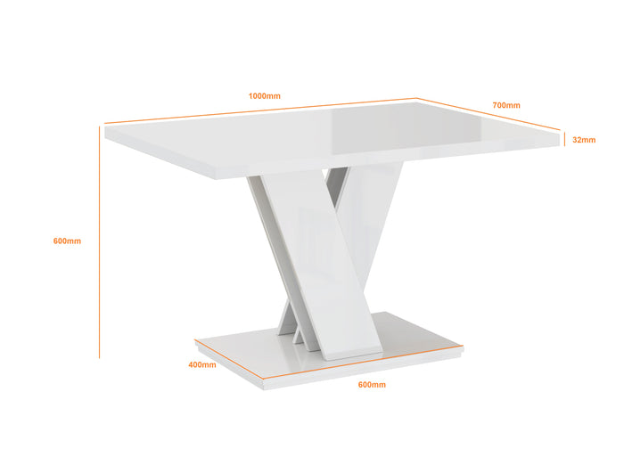 COFFEE TABLE MASIV MINI WHITE / STONE GREYCoffee Table Masiv Mini White Stone Grey The COFFEE TABLE MASIV MINI WHITE STONE GREY adds a modern and unique touch to any room. Its unconventional design creates a fresh and open atmosphere in your home. Ideal f