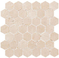 Bella Glass Tiles Colonial 2 Inch Hex Village Square CLNL279